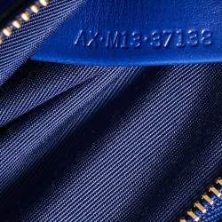 مملوكة مسبقًا Bvlgari Black/Blue Leather Icona Shoulder Bag