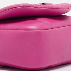 Pre Owned Bvlgari x Ambush Pink Leather Serpenti Shoulder Bag