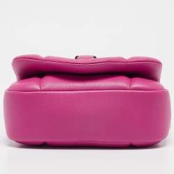 Pre Owned Bvlgari x Ambush Pink Leather Serpenti Shoulder Bag