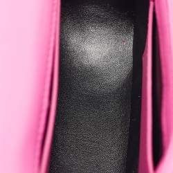 Pre Owned Bvlgari x Ambush Pink Leather Serpenti Shoulder Bag