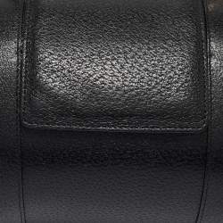 Pre Owned Bvlgari Black Leather B.Zero1 Barrel Bag