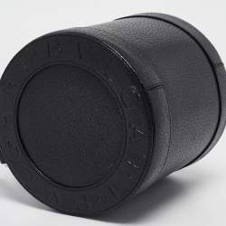 Pre Owned Bvlgari Black Leather B.Zero1 Barrel Bag