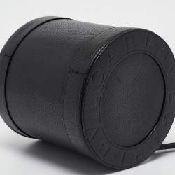 Pre Owned Bvlgari Black Leather B.Zero1 Barrel Bag