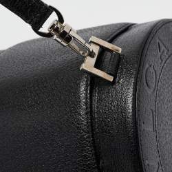 Pre Owned Bvlgari Black Leather B.Zero1 Barrel Bag