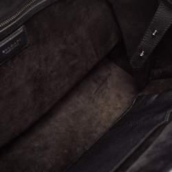 Pre Owned Bvlgari Black Leather Tote