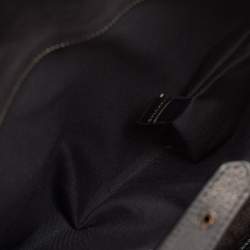 Pre Owned Bvlgari Black Leather Tote