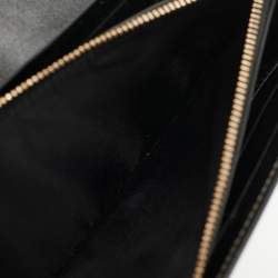 Pre Owned Bvlgari Silver Patent Leather Serpenti Forever Continental Wallet