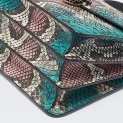 Bvlgari Multicolor Python Small Serpenti Forever Top Handle Bag