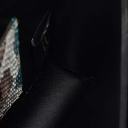 Bvlgari Multicolor Python Small Serpenti Forever Top Handle Bag