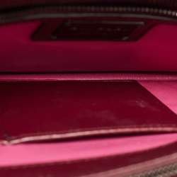Bvlgari Burgundy Quilted Leather Medium Studded Serpenti Forever Shoulder Bag
