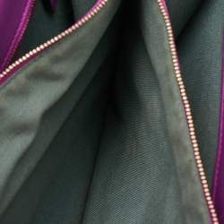 Bvlgari Magenta Pink Leather Large Serpenti Forever Shoulder Bag