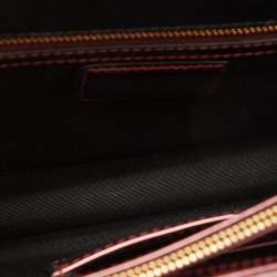 Bvlgari Burgundy Patent Leather Medium Serpenti Forever Flap Shoulder Bag
