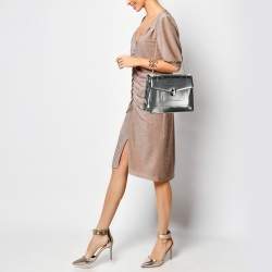 Bvlgari Mirror Leather Large Serpenti Forever Shoulder Bag