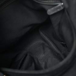 Bvlgari Black Canvas and Leather Leoni Shoulder Bag