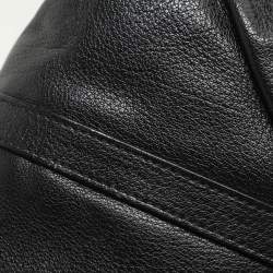 Bvlgari Black Leather Chandra Hobo