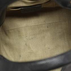 Bvlgari Black Leather Chandra Hobo