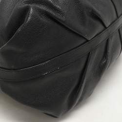 Bvlgari Black Leather Chandra Hobo
