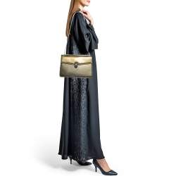 Bvlgari Olive Green Medium Serpenti Forever Flap Shoulder Bag