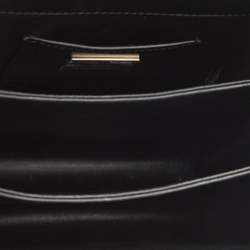 Bvlgari Black Million Chain Leather Small Serpenti Forever Top Handle Bag