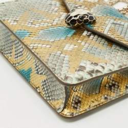 Bvlgari Multicolor Python Small Serpenti Forever Shoulder Bag