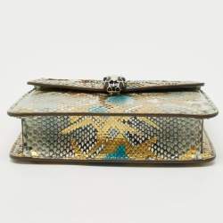 Bvlgari Multicolor Python Small Serpenti Forever Shoulder Bag