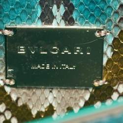 Bvlgari Multicolor Python Small Serpenti Forever Shoulder Bag