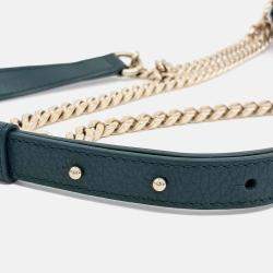 Pre Owned Bvlgari Green Leather crossbody bag