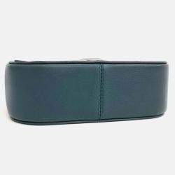 Pre Owned Bvlgari Green Leather crossbody bag