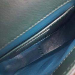 Pre Owned Bvlgari Green Leather crossbody bag