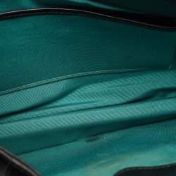 Pre Owned Bvlgari Black Leather Medium Serpenti Forever Shoulder Bag