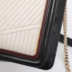 Pre Owned Bvlgari Tricolor Leather Serpenti Diamond Blast Shoulder Bag