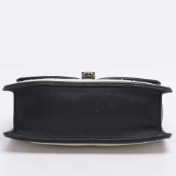 Pre Owned Bvlgari Tricolor Leather Serpenti Diamond Blast Shoulder Bag