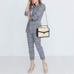 Pre Owned Bvlgari Tricolor Leather Serpenti Diamond Blast Shoulder Bag