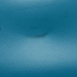 Pre Owned حقيبة بولغاري يد علوية سيربينتي فوريفر صغيرة جلد لامع أزرق