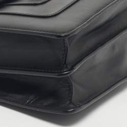 مملوكة مسبقًا حقيبة كتف بلغاري سيربنتي فوريفر جلد أخضر متوسط الحجم