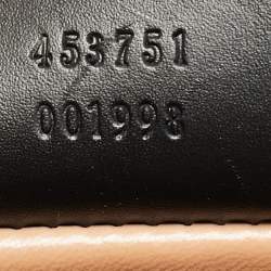 Pre Owned Gucci Black Leather and Snakeskin Small Lilith Bamboo Top Handle Bag