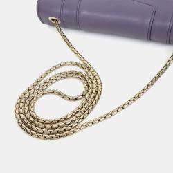 Pre Owned Bvlgari Purple Leather Serpenti shoulder bag