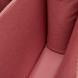 Pre Owned Bvlgari Light Orange Leather Serpenti Top Handle Bag