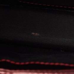 Pre Owned Bvlgari Serpenti Forever Small Burgundy Patent Leather Shoulder Bag