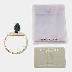 Pre Owned Bvlgari Serpenti Shoulder Bag Black/Gold Leather