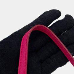 مملوكة مسبقًا حقيبة كتف بلغاري سيربنتي كابوشون جلد عجل وردي حجم مايكرو