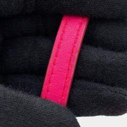 مملوكة مسبقًا حقيبة كتف بلغاري سيربنتي كابوشون جلد عجل وردي حجم مايكرو