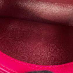 مملوكة مسبقًا حقيبة كتف بلغاري سيربنتي كابوشون جلد عجل وردي حجم مايكرو