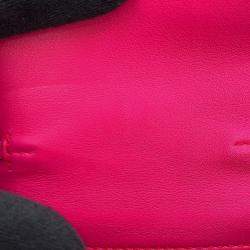 مملوكة مسبقًا حقيبة كتف بلغاري سيربنتي كابوشون جلد عجل وردي حجم مايكرو