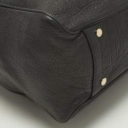 مملوكة مسبقًا حقيبة برباط بلغاري مونيت جلد أسود