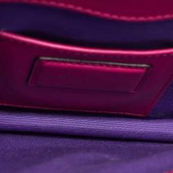 مملوكة مسبقًا حقيبة كتف بلغاري سيربنتي فورافر زرقاء تركواز جلد براءات صغيرة مع غطاء