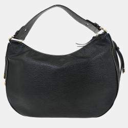 Pre Owned حقيبة بلغاري يد مالطا سوداء أبفيل