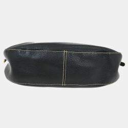 Pre Owned حقيبة بلغاري يد مالطا سوداء أبفيل