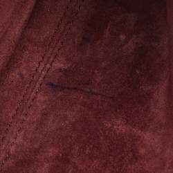 Pre Owned حقيبة بلغاري دويت جلد بني/بيج وجلد ثعبان بيد علوية