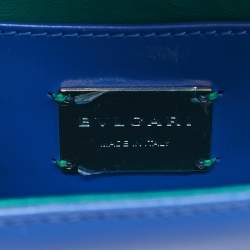 Pre Owned Bvlgari Serpenti Forever Small Stingray and Leather Crossbody Bag